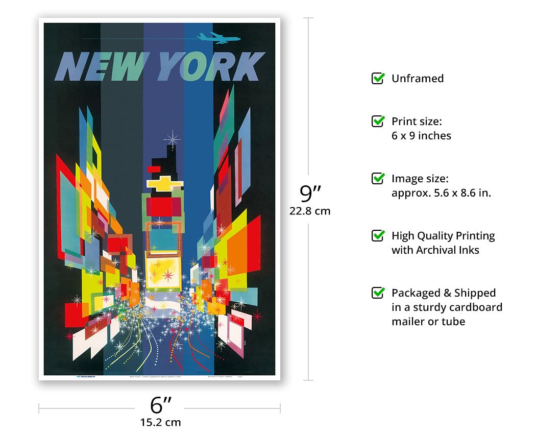 Amazon.com: New York City Times Square Poster Print | Vintage
